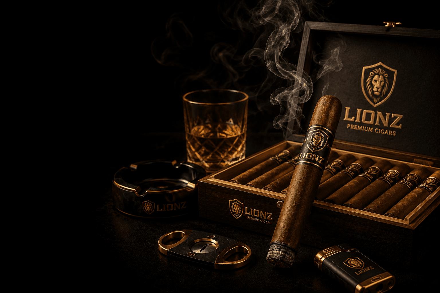 Premium cigars and cigar accessories at Lionz